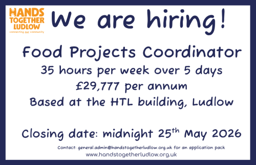 Could you be our new Food Projects Cordinator?